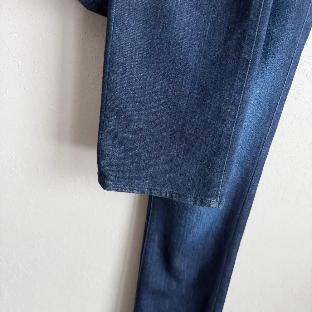 AG Adriano Goldschmied Dark Wash The Alexa Mid Rise Slim Boot Jeans Womens 28 - Picture 3 of 6